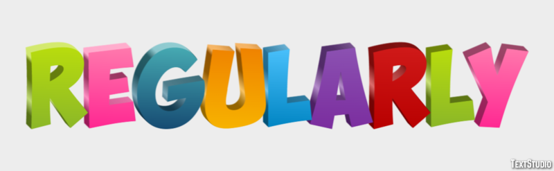 Regularly Text Effect