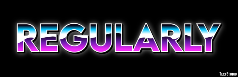 Regularly Text Effect