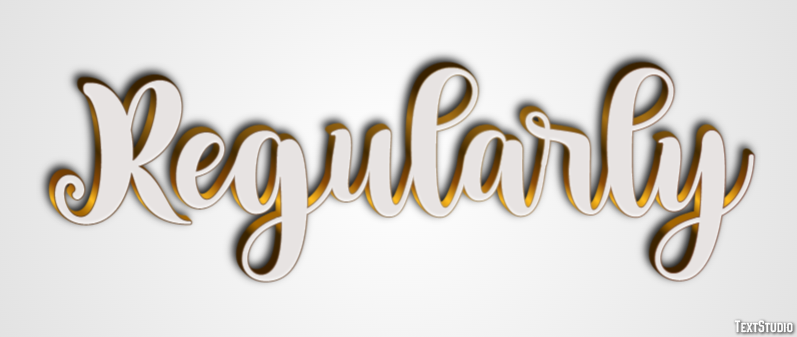 Regularly Text effect