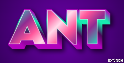 Ant Tekst Effect