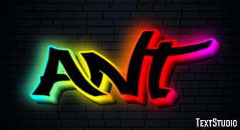 Ant Tekst effect