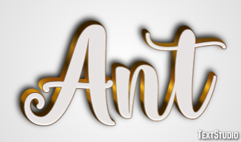 Ant Tekst effect