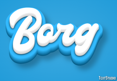 Borg Texteffekt