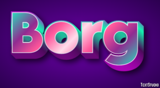 Borg Texteffekt