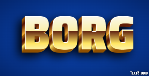 Borg Texteffekt