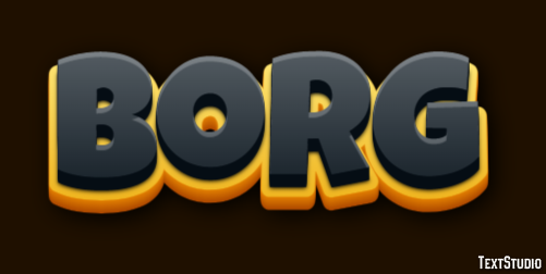 Borg Texteffekt