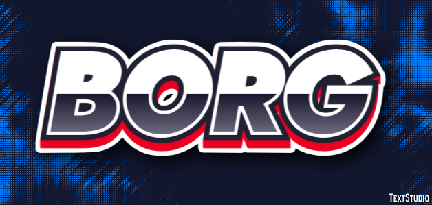 Borg Texteffekt