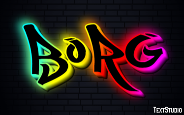 Borg Texteffekt