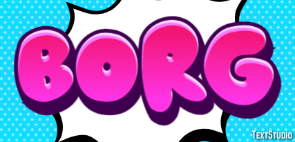 Borg Texteffekt
