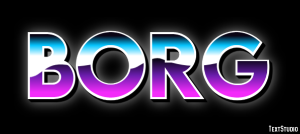 Borg Texteffekt