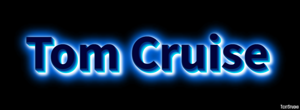 Tom Cruise Text Effect