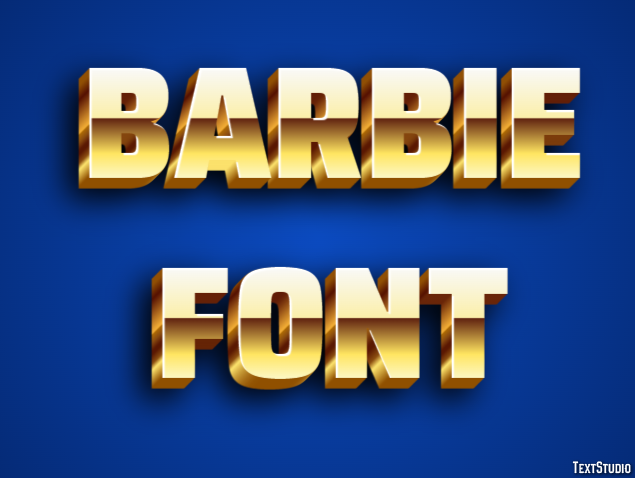 Barbie Font Text Effect