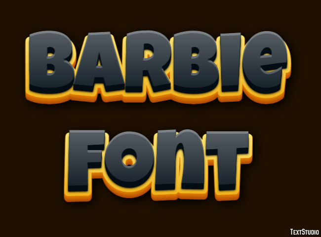 Barbie Font Text Effect