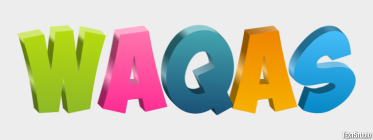 Waqas Text Effect