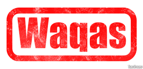 Waqas Text Effect