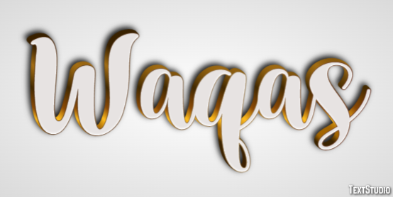 Waqas Text Effect