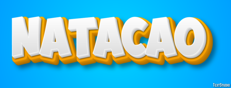 Natação Efekt tekstowy