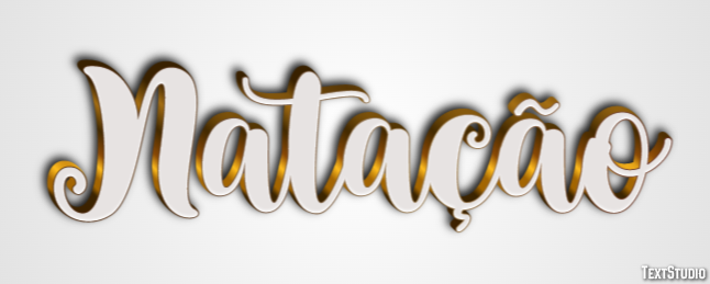 Natação Efeito de texto