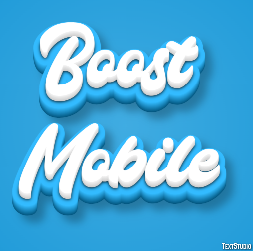 Boost Mobile Efecto de Texto