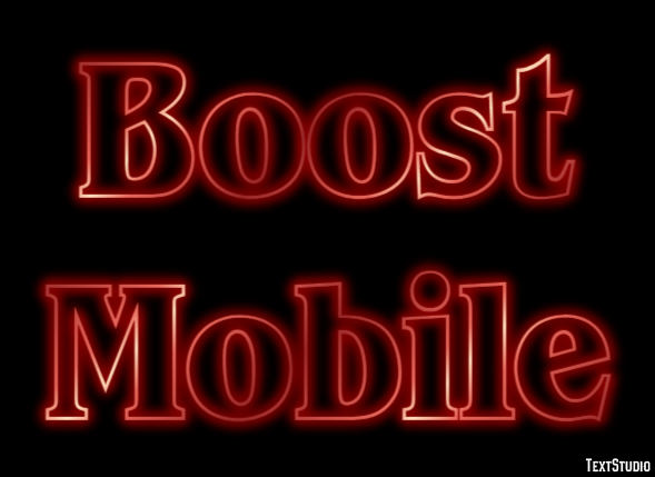 Boost Mobile Efecto de Texto