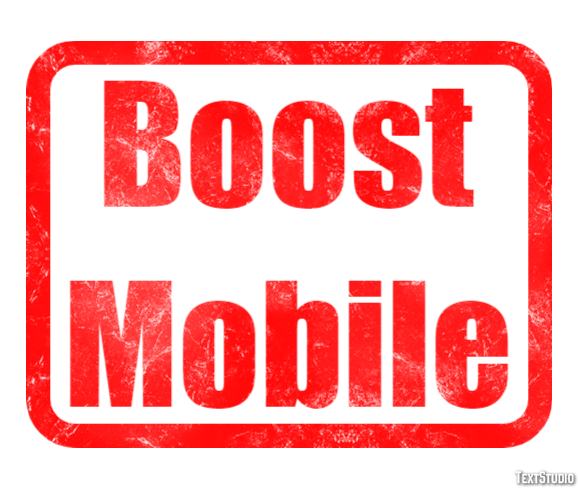 Boost Mobile Efecto de Texto