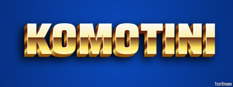 Komotini Efekt tekstowy