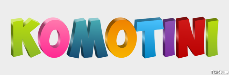 Komotini Effet de Texte