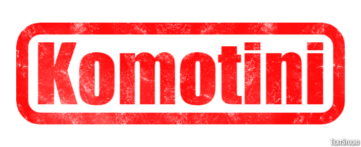 Komotini Efekt tekstowy
