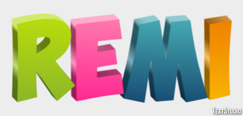 Rémi Texteffekt