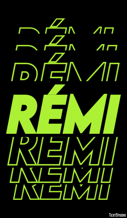 Rémi Tekst Effect