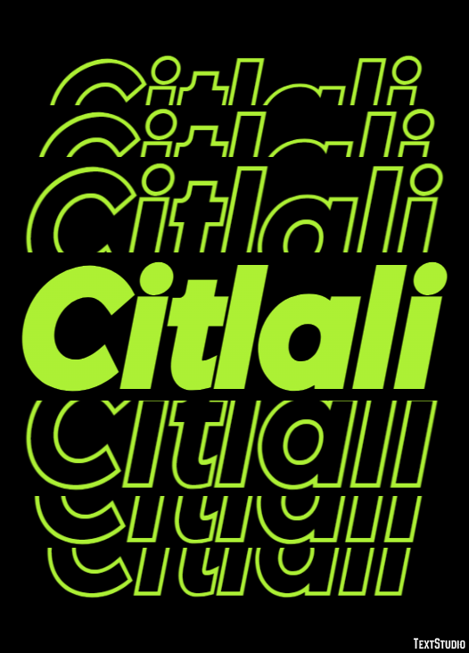 Citlali Efeito de texto