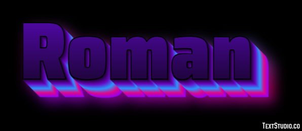 Roman テキスト効果