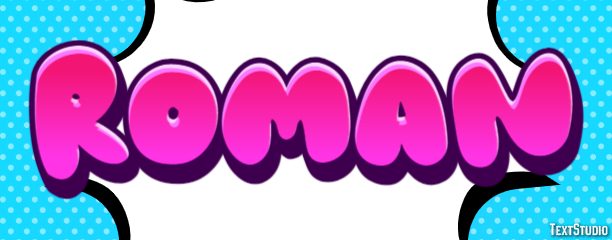 Roman Efeito de texto