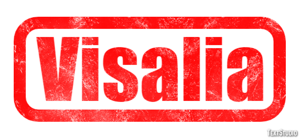 Visalia Efekt tekstowy