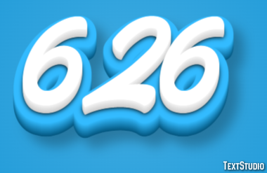 626 Text Effect