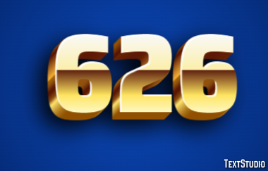 626 Text Effect