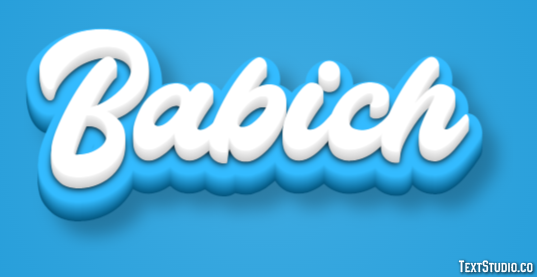 Babich Text Effect