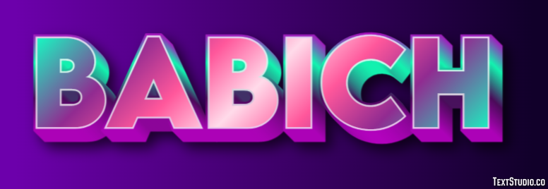 Babich Text Effect