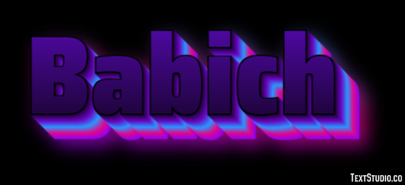 Babich Text Effect