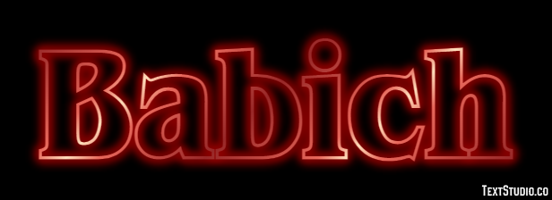 Babich Texteffekt