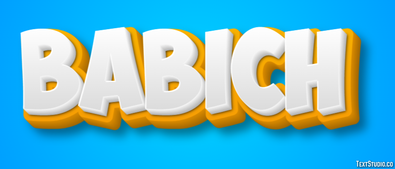 Babich Text Effect