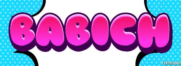 Babich Texteffekt