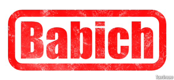 Babich Texteffekt