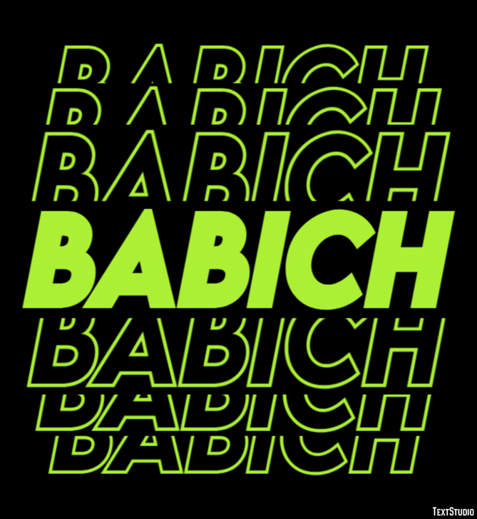 Babich Tekst Effect