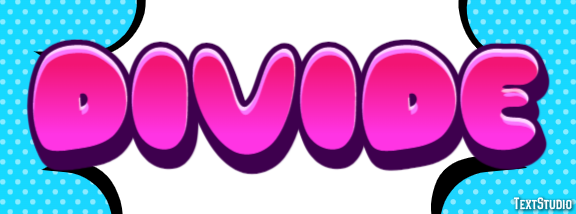 Divide Text Effect