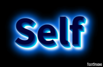 Self Texteffekt