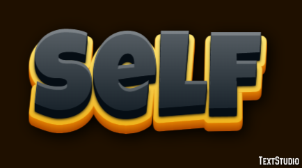 Self Text Effect