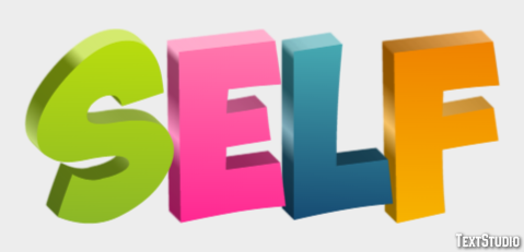Self Text effect