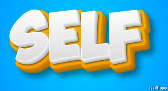 Self Text Effect