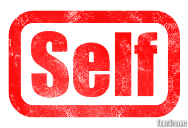 Self Text effect